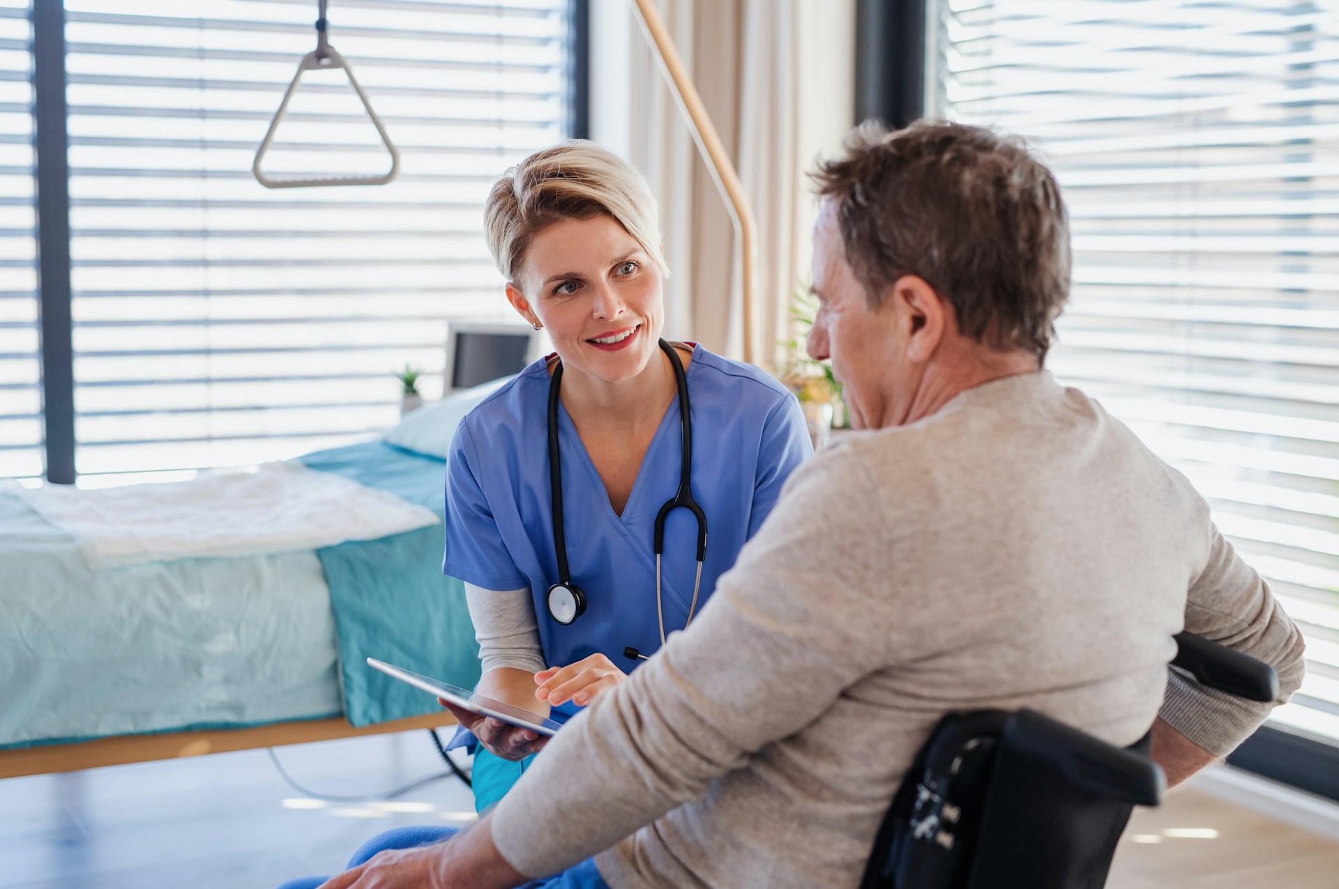 Healthcare provider and patient consultation